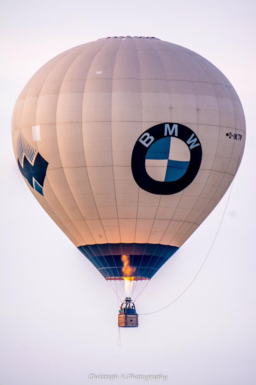 Eine Ballonfahrt mit dem BMW - Heißluftballon D-OKTP in  Thüringen