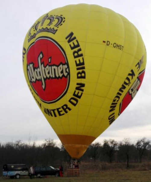 Eine Ballonfahrt mit dem Heißluftballon D-OHST in  Thüringen