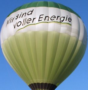 Eine Ballonfahrt mit dem Heißluftballon D-OLAG in  Thüringen
